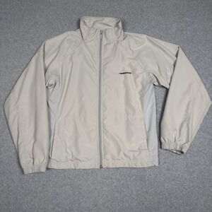 VTG Reebok Lightweight Track Jacket Full Zip Mock Neck Athletic Sportswear S